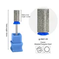 Coarse grit tungsten steel nail drill bit for manicures with dimensions - Diamond Teeth Electroplated Diamond 04