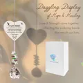 Atrapasol de cristal conmemorativo en forma de corazón y elegante caja de regalo - Modelo Exquisito