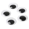 Lot de 5 yeux mobiles avec dos autocollant pour le bricolage d'animaux par les enfants - Environ 40 Mm De Diamètre 10 Pièces Par Paquet