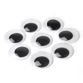 Grand lot de 8 yeux mobiles adhésifs premium pour projets de bricolage créatifs enfants - Environ 28 Mm De Diamètre 30 Pièces Par Paquet