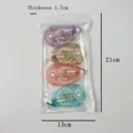 Set of 4 colorful 8m dot glue rollers for student DIY crafts and scrapbooking. - English Version Four Colors Style (NO.0108)