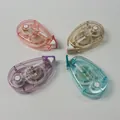 Set of four colorful 8m x 8mm double-sided adhesive tape rollers for school and craft projects - English Version Dot Glue 8 Meters * 8mm; 1 Piece (random Color)