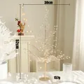 Eleganter 52cm Kristallperlen Weihnachtsbaum Tischschmuck, leichtes 157g Dekorationsstück - Kleiner Glitzer Deko-Baum (52cm) / Gold