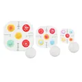Set of 3 white silicone mushroom molds for DIY miniature stone clay and fondant cakes - Three-Piece Set / Gray