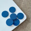 Dunkelblaue flache runde Harz-Patches für DIY-Schmuckherstellung und Ohrring-Zubehör. - Dunkelblau (5#)