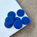 Kräftig blaue runde Harz-Cabochons für DIY-Ohrringe und kreative Schmuckherstellung. - Königsblau (13#)