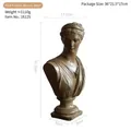 Buste de Vénus de Milo en résine finition antique pour décoration classique 31,5 cm - Buste de Déesse de la Lune 16125