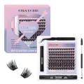 Professional 120pcs DIY cluster lash extension kit with bond, seal and remover tools - Diy-tzyw-057 [black Four-piece Bedding Set]