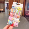 Lot de barrettes à cheveux mignonnes en forme de glace pour filles - Style B