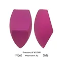 High quality professional slanted cut makeup sponge for flawless foundation application - (minor Defects In Overstock) Three-cut Design With Pu Leather On Both Sides