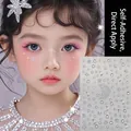Aurora glitter face gems and rhinestones stickers for eye and face makeup decoration - Galaxy Iridescent