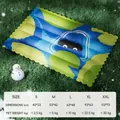 Tapis de refroidissement en gel pour chiens et chats avec motifs colorés et tableau des tailles - Tapis De Glace Carré Chat D'étang De Lotus / S