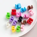 Mixed colorful acrylic number beads for DIY handmade bracelets and phone chain charms - 【mixed Colors 5】 / Single