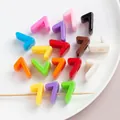 Colorful acrylic number 7 beads for DIY jewelry making and handmade crafts accessories. - 【mixed Colors 7】 / Single