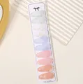 Set of 10 floral embroidered waterdrop BB hair clips for children in pastel colors - Embroidered Flower Macaron Set
