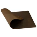 Sous-main en cuir crazy horse marron foncé avec coutures durables - 7005 Brun 60x40