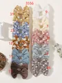 Set di mollette per capelli fatte a mano con ricami floreali per bambini dai colori vintage - 20b (20 Pezzi Per Confezione In Busta Opp)