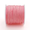 Filo di giada rosa n. 72 per progetti fai da te di braccialetti e gioielli - 0.8mm 10m/Fascio / Rosa carne