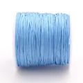 Spoel van lichtblauw jade garen nr. 72 voor hoogwaardige DIY-sieradenweefsels projecten - 0,8 mm 5 m/Kaart / Hemelsblauw