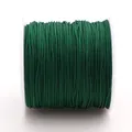Donkergroene jade draad nr. 72 spoel voor doe-het-zelf vlechten en handgemaakte materialen - 0,8 mm 5 m/Kaart / Donkergroen