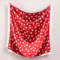 Elegant red polka dot satin square scarf for women 90x90cm stylish fashion accessory - Polka Dots In Red / 90*90cm (all Styles Available)