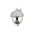Exquisite acorn shaped pendant with micro-pave clear zircons for DIY jewelry craft - Acorn (NAA09-5)