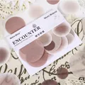Retro Story Encounter series polka dot stickers 30 sheets washi material brown tones - Shining Snow