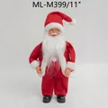 12-Zoll stehende Weihnachtsmann-Puppe im klassischen roten Anzug mit Bart - Weihnachtsmann (ML-M399/11")