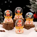 Nussknacker-Weihnachtsschneekugeln mit leuchtendem Sockel für festliche Geschenke - 2602# (lichter + Schneeflocken) / 45# (kartonverpackung)