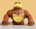Funny muscular gorilla stress relief squeeze toy with brown and yellow textured finish - 500 g / Medium Gorilla