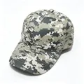 Detail of digital camouflage pattern on a durable and adjustable baseball cap - Camouflage 4 / Adult Size Adjustable 58cm Hood Circumference