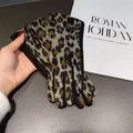 Eleganti guanti invernali da donna con stampa leopardata e calda fodera in ecopelliccia - Leopardato Beige (Palmo Nero)