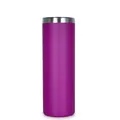Gobelet isotherme 20oz en acier inoxydable violet avec design de finition mate élégante - 30 Oz Violet / 20 Oz (sans Paille)