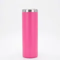 Gobelet isotherme en acier inoxydable de 20 oz avec une superbe finition rose mat - 30 Oz Rose Rouge / 20 Oz (sans Paille)