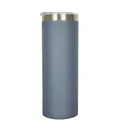Gobelet isotherme 20oz en acier inoxydable bleu mat avec couvercle clair pour café - 30 Oz Gris / 20 Oz (sans Paille)