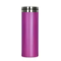 Gobelet droit mince 20oz en acier inoxydable violet tasse à café isolée voyage - Fil Violet Rose / 20 Oz (sans Paille)