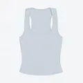 Slim fit light blue racerback tank top for sports and fitness activities - Baby Blue