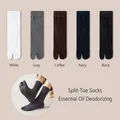 Calcetines tabi de algodón para hombre con dedos separados en cinco colores para el otoño - 5 Pares / Combo 5 Colores