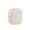Morbido polsino in flanella bianca per il lavaggio del viso e trucco, accessorio assorbente. - Braccialetto Bianco Da 5 Metri Larghezza 3