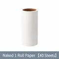 Weiße Klebe-Fusselrollen-Nachfüllung Bulk-Pack, 40 Blatt für Kleidung und Tierhaare - Nachfüllrolle / 40 Stück/Packung
