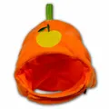 Cute plush orange fruit hat headwear for cats and small dogs with adjustable velcro strap - Small / Orange Style / Orange