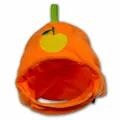 Cute plush orange fruit hat headwear for cats and small dogs with adjustable velcro strap - Orange Style
