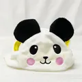 Niedlicher Panda-Plüschhut für Katzen und kleine Hunde, weiches Haustier-Kostümzubehör - L / Panda Stil / Panda