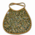 Pet leopard print bib accessory in yellow and blue for cats and dogs - Small / Leopard Print Cloak / Leopard Print
