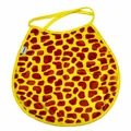 Vibrant giraffe pattern plush bib scarf for cats and small dogs with adjustable strap - Small / Giraffe Print Cloak / Giraffe Pattern