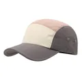 Detailansicht der retro schnelltrocknenden 5-Panel-Baseballkappe im Color-Block. - Verstellbar / Rosa Stil 2