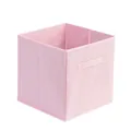 Duurzame roze opbergkubus van non-woven stof voor kleding en boeken in huis thuis - 27*27*12CM / Roze