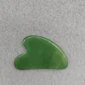 Herramienta Gua Sha de jade verde en forma de corazón para masaje facial y corporal - Tabla Gua Sha de Aventurina Corazón