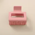 Kleine 5cm matte rosa quadratische Haarklammer für elegante Hochsteckfrisuren - Großpackung / Lotusrosa
