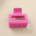 Eleganter matter rosa quadratischer Haarklammer 5cm für Damen Hochsteckfrisuren Zubehör - Großpackung / Rosenrot